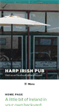 Mobile Screenshot of harpirishpub.com